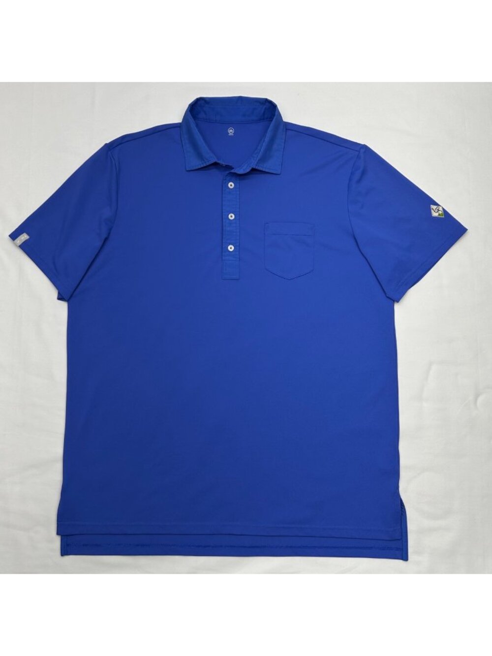 RLX Golf Performance Polo Shirt Mens Blue Short Sleeve Pocket Classic Fit